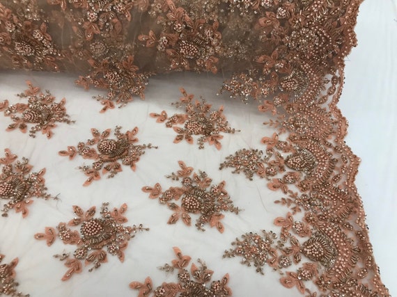Tissu perlé - dentelle yard pêche par yard dentelle brodé Floral dentelle dans perles et Sequins Français mariée voile de mariage-décoration-robe-Prom 26cfa3 Tissu perlé - dentelle yard pêche par yard dentelle brodé Floral dentelle dans perles et Sequins Français mariée voile de mariage-décoration-robe-Prom 26cfa3