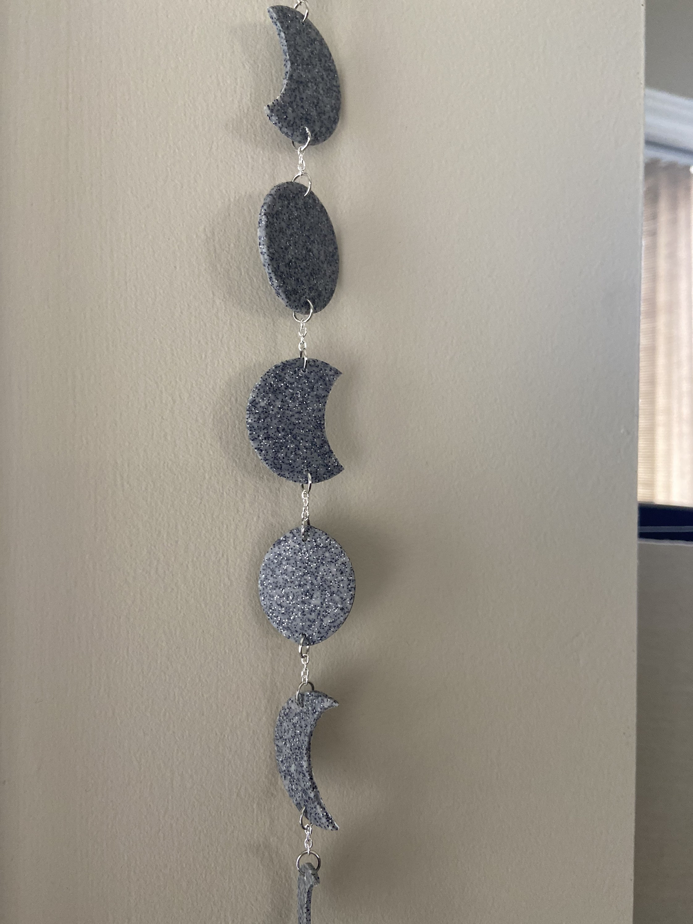 Clay Moon Phase Wall Hanging Decor Etsy