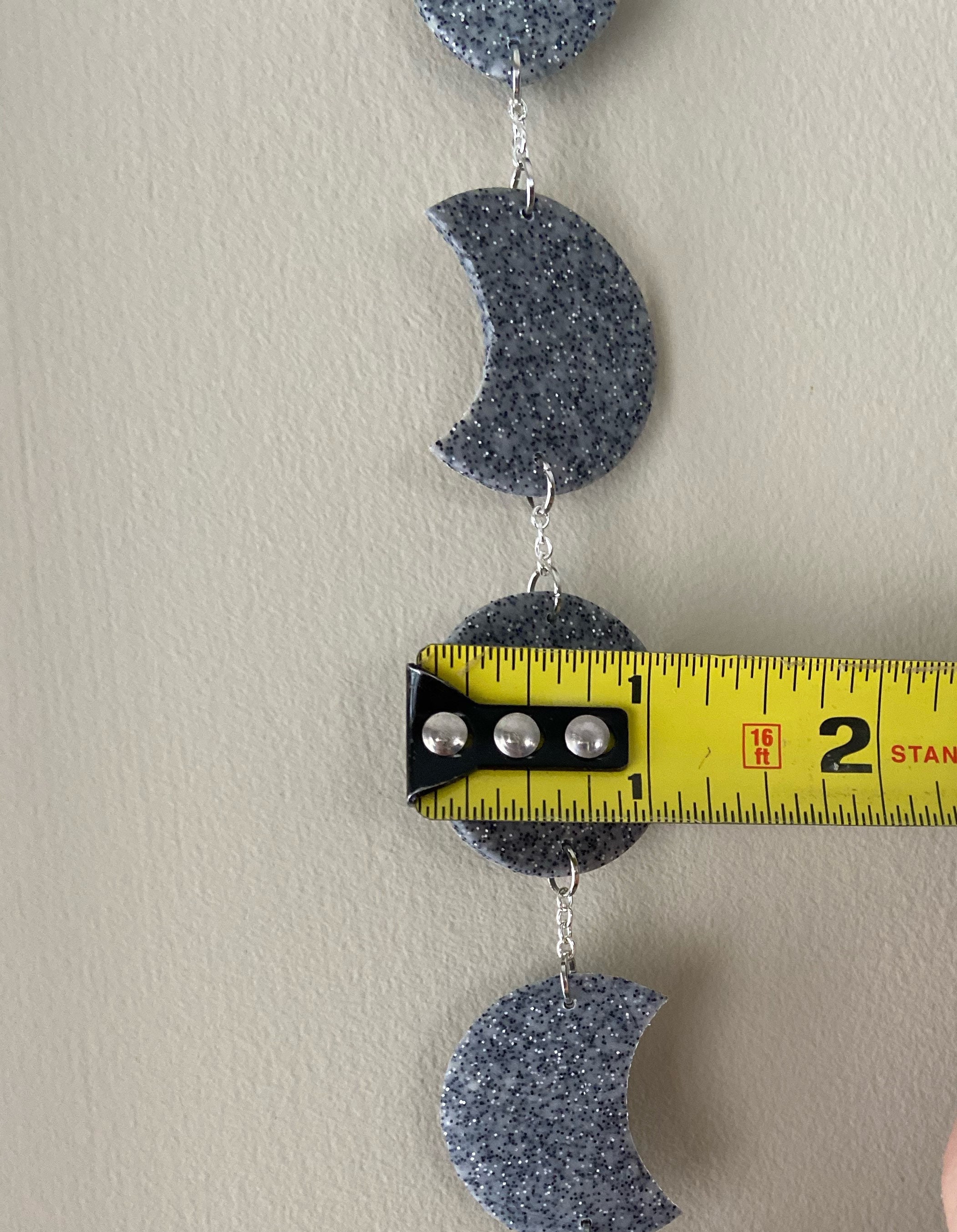 Clay Moon Phase Wall Hanging Decor Etsy