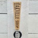 Beer Tap Handle With Numbers. Custom Solid Wood Tapered Beer Tap Handle