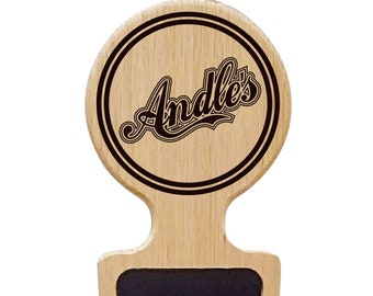 Custom Logo Engraved Wood Tap Handle: Beer, Wine, Coffee
