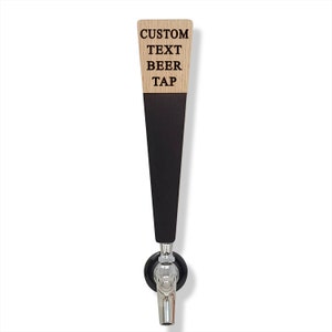 Custom Personalized Beer Coffee Wine Tap Handle with Chalkboard Dry-erase marker board. Engraved with Text, Free Shipping