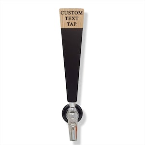 Custom Personalized Beer Coffee Wine Tap Handle with Chalkboard Dry-erase Board. Engraved with Custom Text. For Coffee taps Bars, Breweries