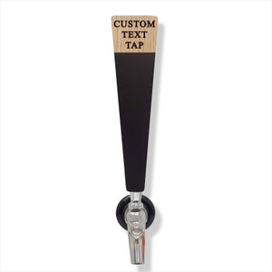 Custom Personalized Beer Coffee Wine Tap Handle with Chalkboard Dry-erase Board. Engraved with Custom Text. For Coffee taps Bars, Breweries
