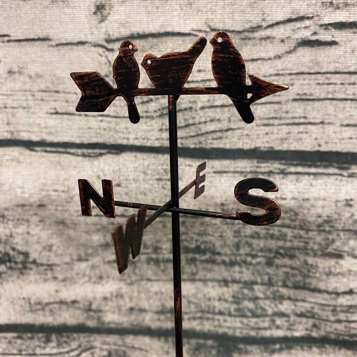 Miniature Rustic Weathervane | Fairy Garden Barn Ranch Decor, 9