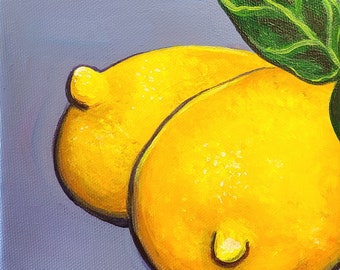 Impression d'art - Certainement juste des citrons