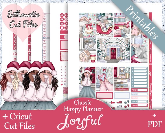 Printable Planner Stickers Happy Planner Joyful Classic | Etsy
