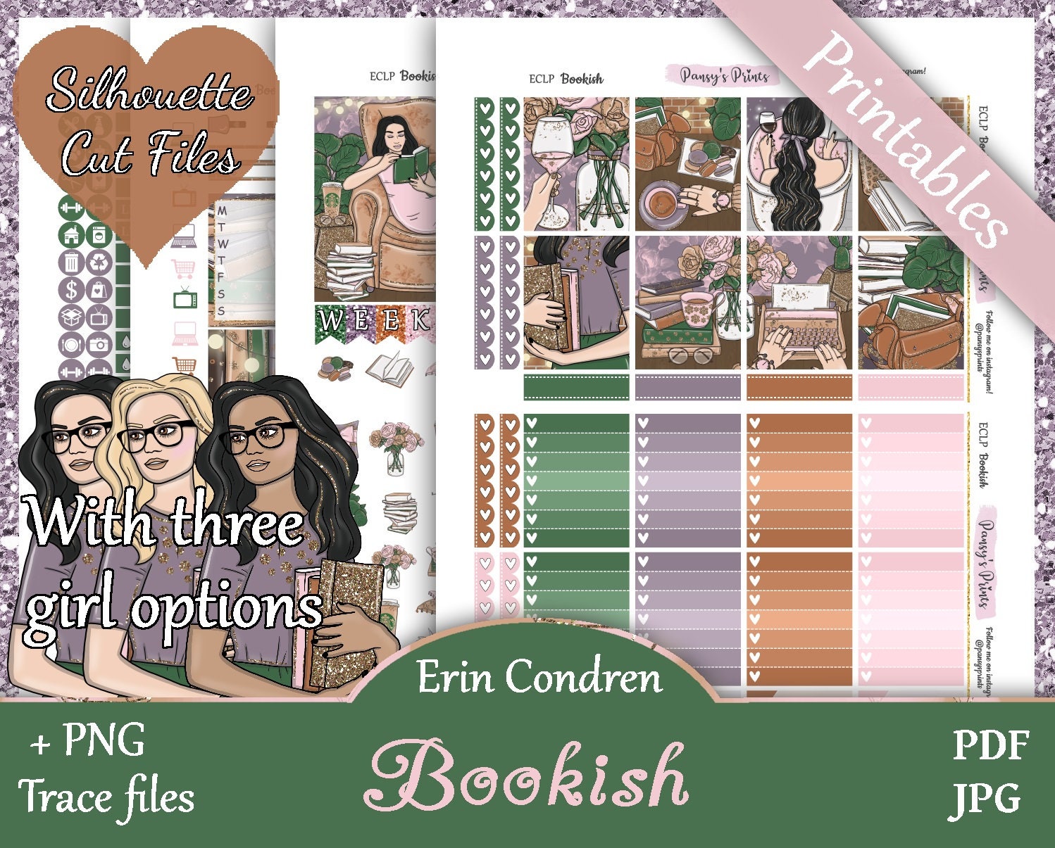 Printable Planner Stickers Erin Condren Vertical Weekly | Etsy
