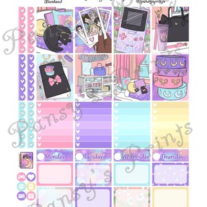 Printable Planner Stickers Erin Condren Vertical Weekly - Etsy