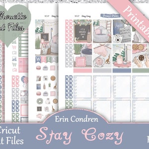 Printable Planner Stickers Erin Condren Vertical Weekly - Etsy