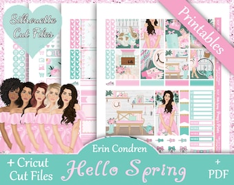 Printable Planner Stickers Erin Condren Vertical Weekly - Etsy