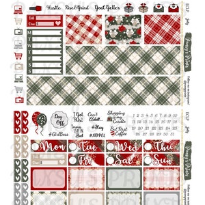 Printable Planner Stickers, Erin Condren, Vertical, Weekly Kit, Jolly ...