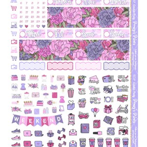 Printable Planner Stickers Erin Condren Garden Party - Etsy