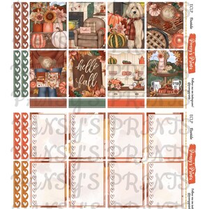 Printable Planner Stickers, Erin Condren, Vertical, Weekly Kit ...