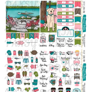 Printable Planner Stickers Erin Condren Vertical Weekly - Etsy
