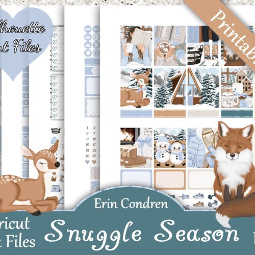 Printable Planner Stickers Erin Condren Vertical Weekly - Etsy