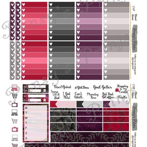 Printable Planner Stickers, Happy Planner, Classic, MAMBI, Weekly Kit ...