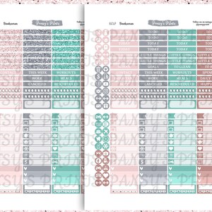 Printable Planner Stickers, Erin Condren, Vertical, Weekly Kit ...