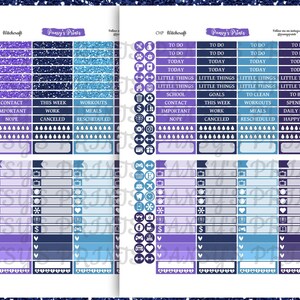 Printable Planner Stickers, Happy Planner, Classic, MAMBI, Weekly Kit ...