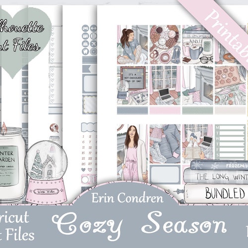 Printable Planner Stickers Erin Condren Vertical Weekly - Etsy