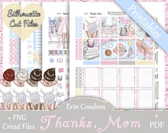 Printable Planner Stickers Erin Condren Vertical Weekly - Etsy