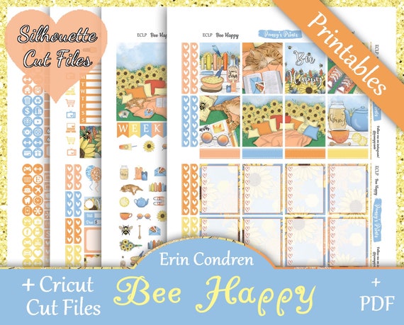 Printable Planner Stickers Erin Condren Vertical Weekly | Etsy