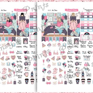 Printable Planner Stickers Erin Condren Vertical Weekly - Etsy