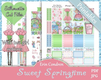 Printable Planner Stickers Erin Condren Vertical Weekly | Etsy