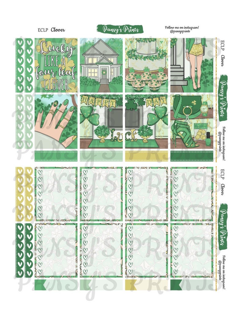 Printable Planner Stickers Erin Condren Vertical Weekly - Etsy