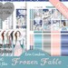 Printable Planner Stickers, Erin Condren, Vertical, Weekly Kit, Frozen ...