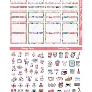 Printable Planner Stickers, Happy Planner, Candy Cane Lane, Classic ...