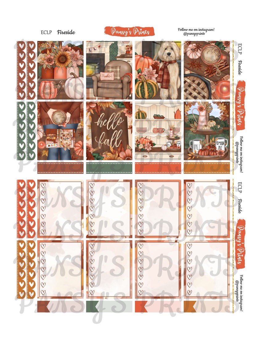 Printable Planner Stickers Erin Condren Vertical Weekly - Etsy