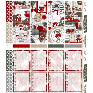 Printable Planner Stickers, Erin Condren, Vertical, Weekly Kit, Jolly ...