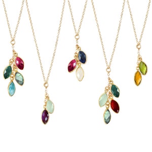 Grandmother Necklace Birthstone Etsy