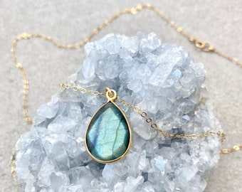 Labradorite necklace etsy deals
