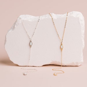 Opal Jewelry Gift, Christmas Gift, Sister Best Friend Daughter Mom, Wife Girlfriend, Family, Gift for Women, 14kt Gold Filled, Rose, Silver