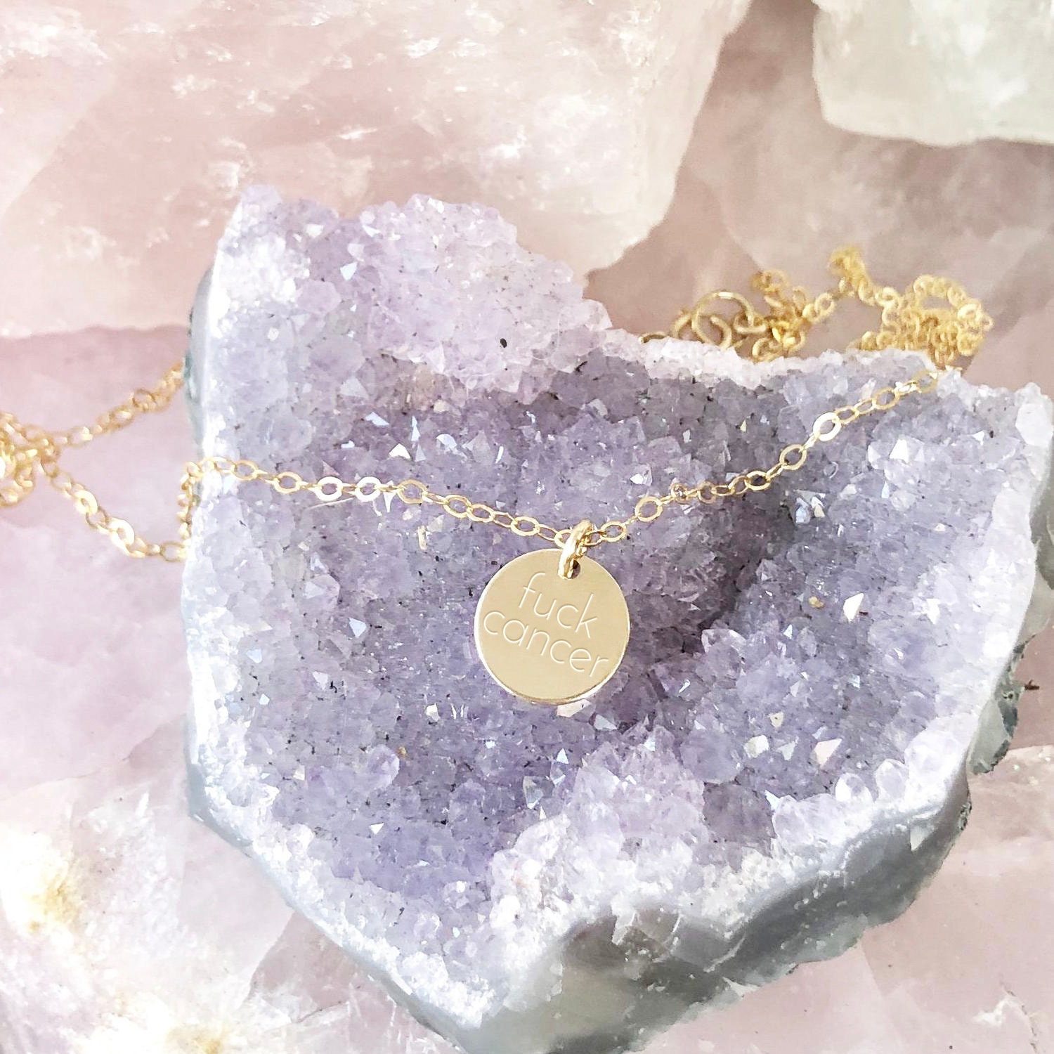Fuck Cancer Jewelry - Etsy Fuck Cancer Jewelry - Etsy