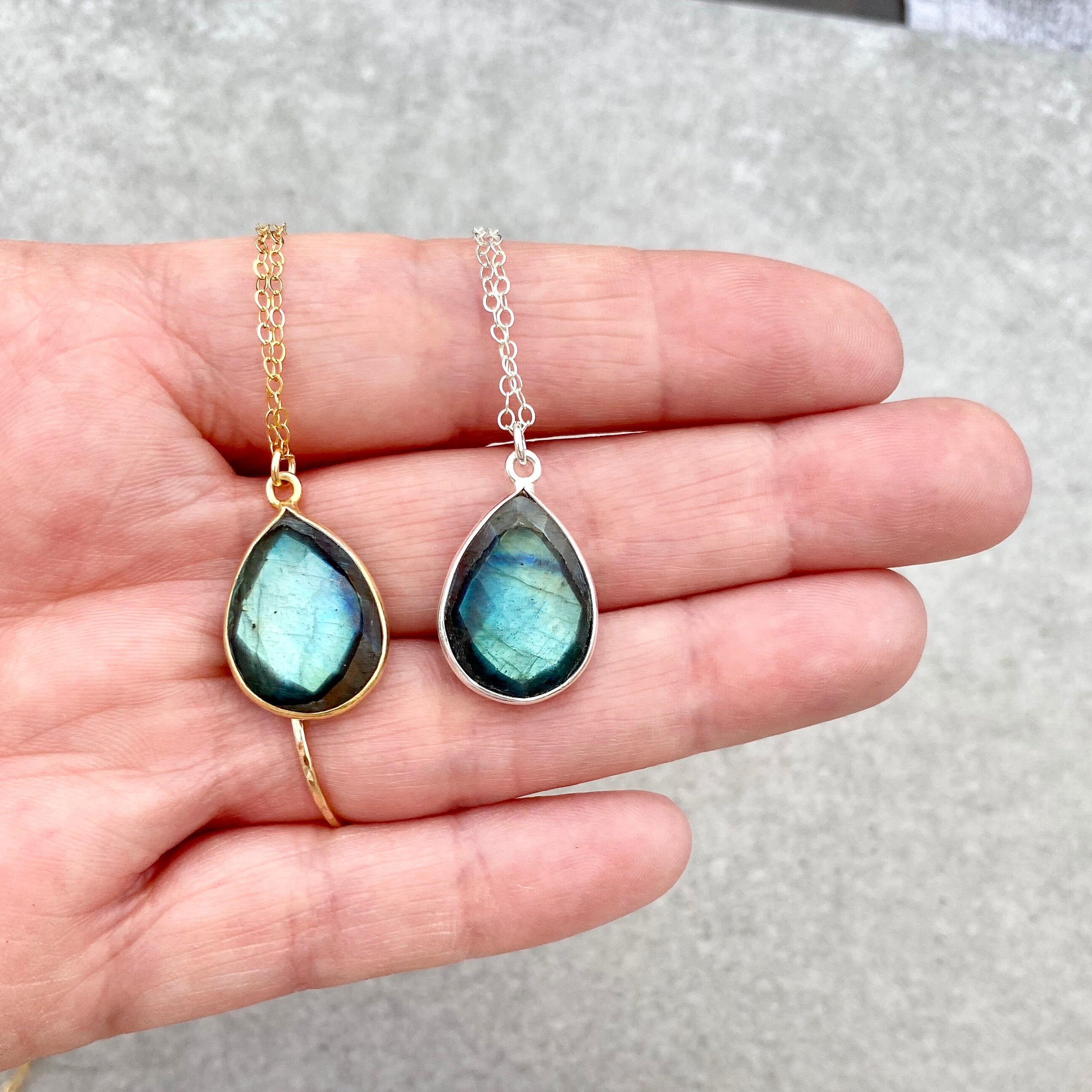 Chalcedony Necklace Chalcedony Jewelry Green Necklace March Etsy