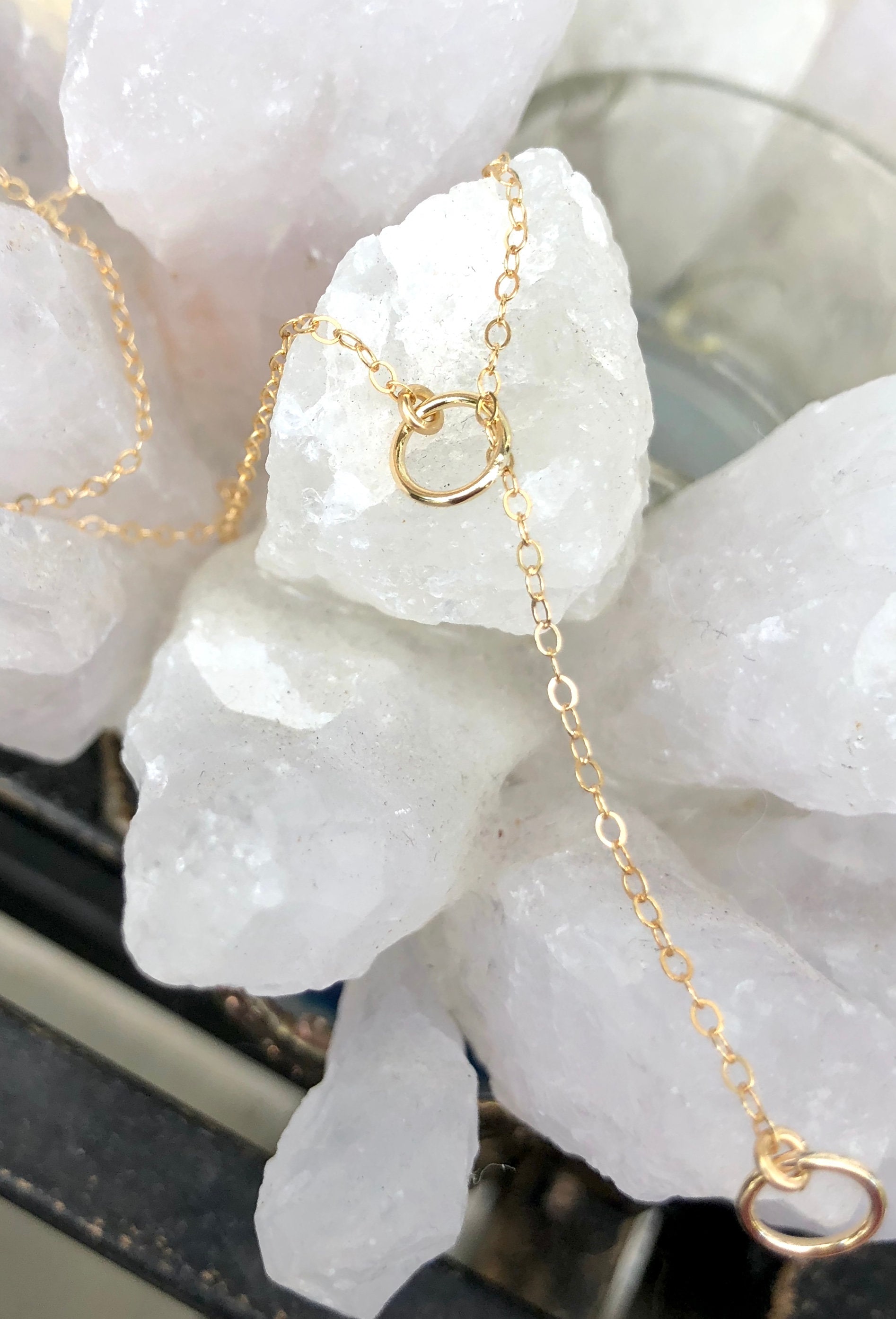 Necklaces for Women, Dainty Layer Necklace, Rose Gold Layering