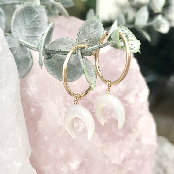 ピアス Moonlit Loops Pearl Earrings Designer fashion, Seoul-fully created | W Concept