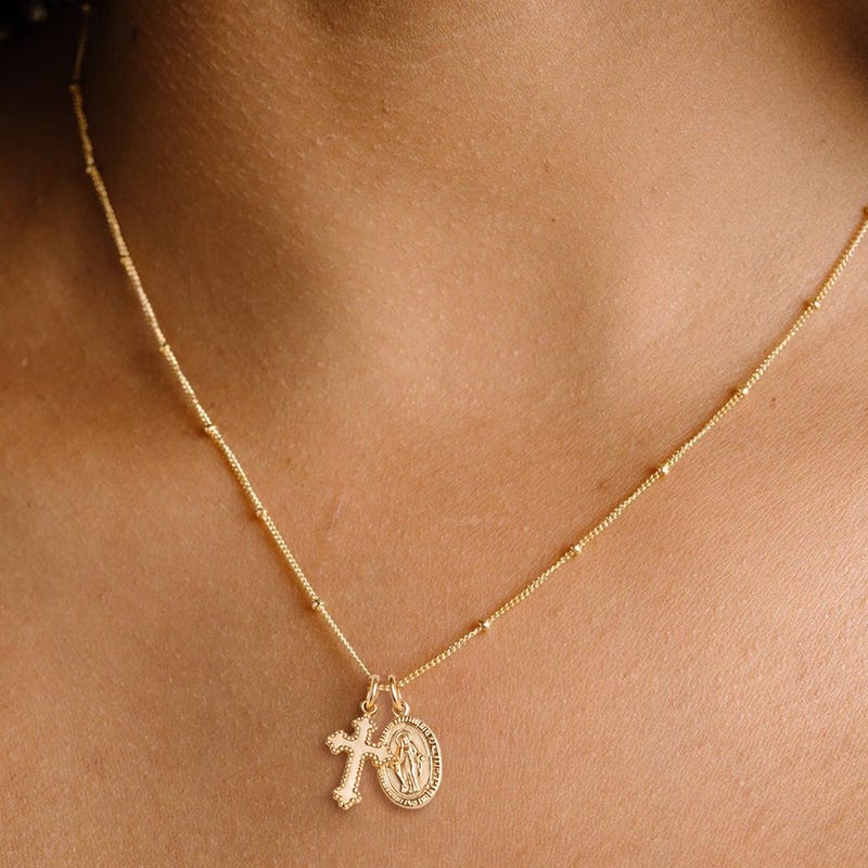 Catholic Necklaces Mary - Etsy