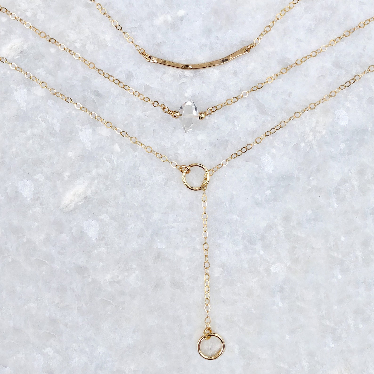 Delicate Layered Necklaces Set Gold Layering Necklaces - Etsy