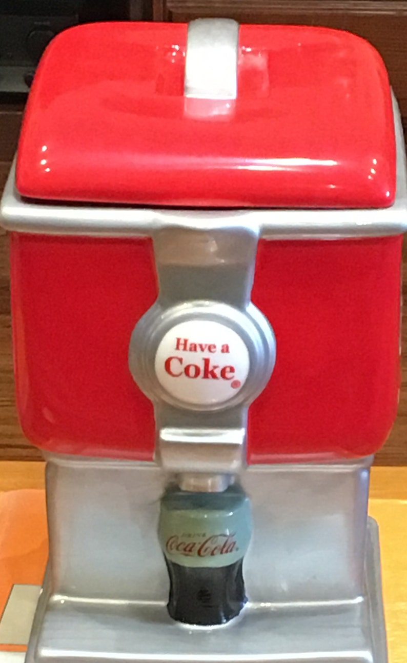 Coca Cola Cookie Jar Coke Cookie Jar Coca Cola Collectible Etsy