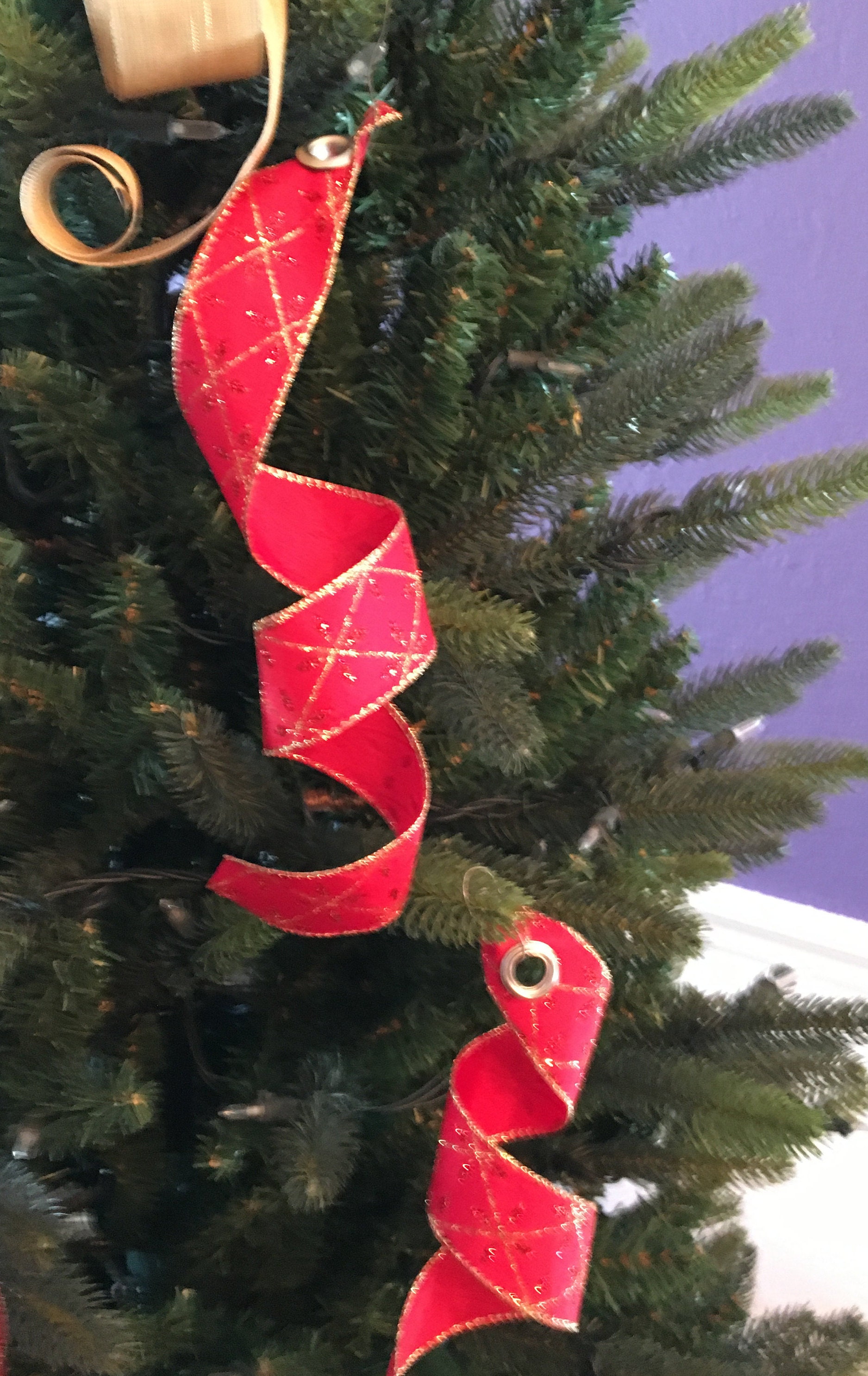 Christmas Tree Ribbon Curls Ribbon Curl Ornaments Ribbon Etsy