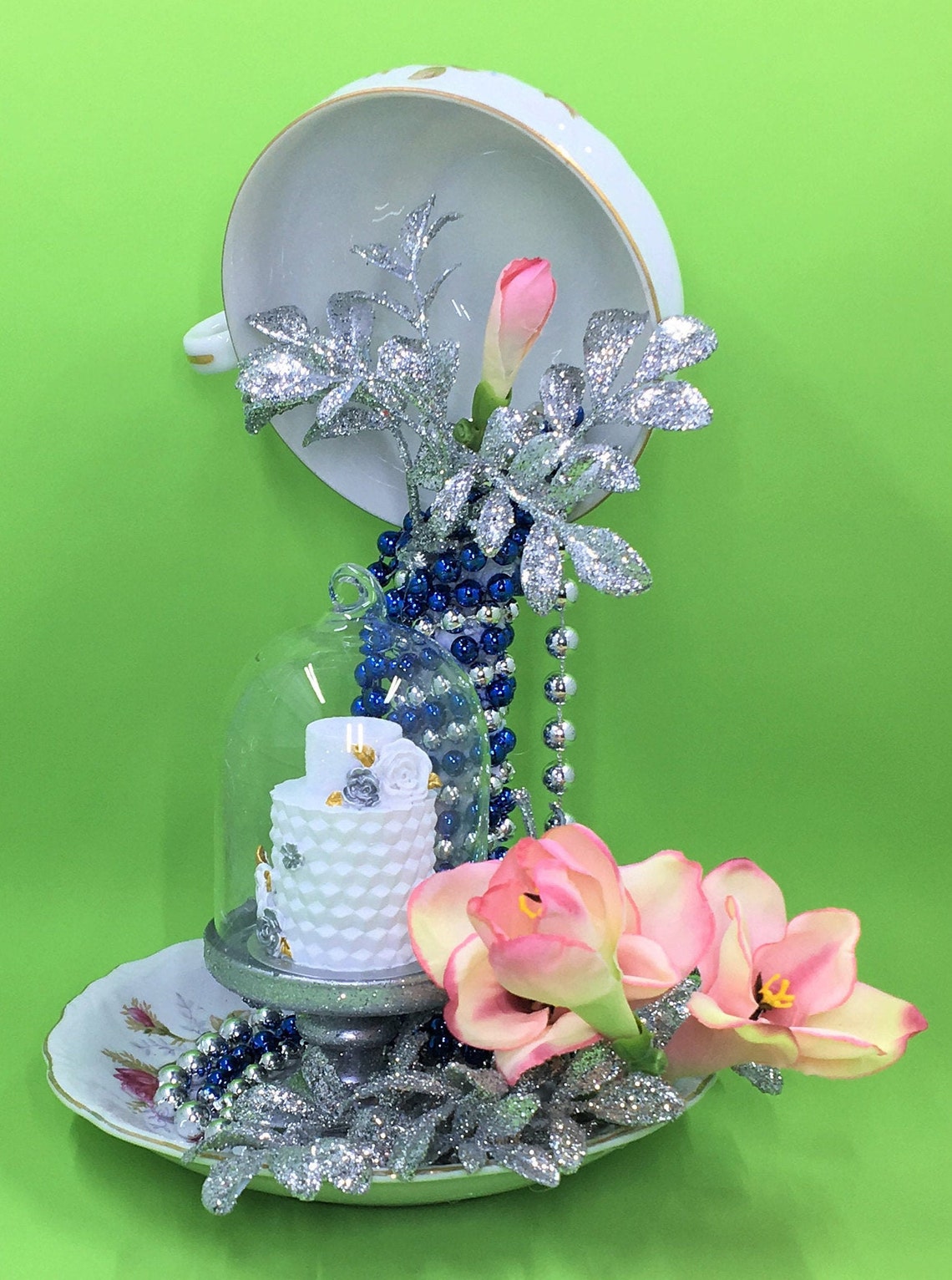 Bridal Shower Centerpiece Wedding Shower Arrangement Bridal Etsy