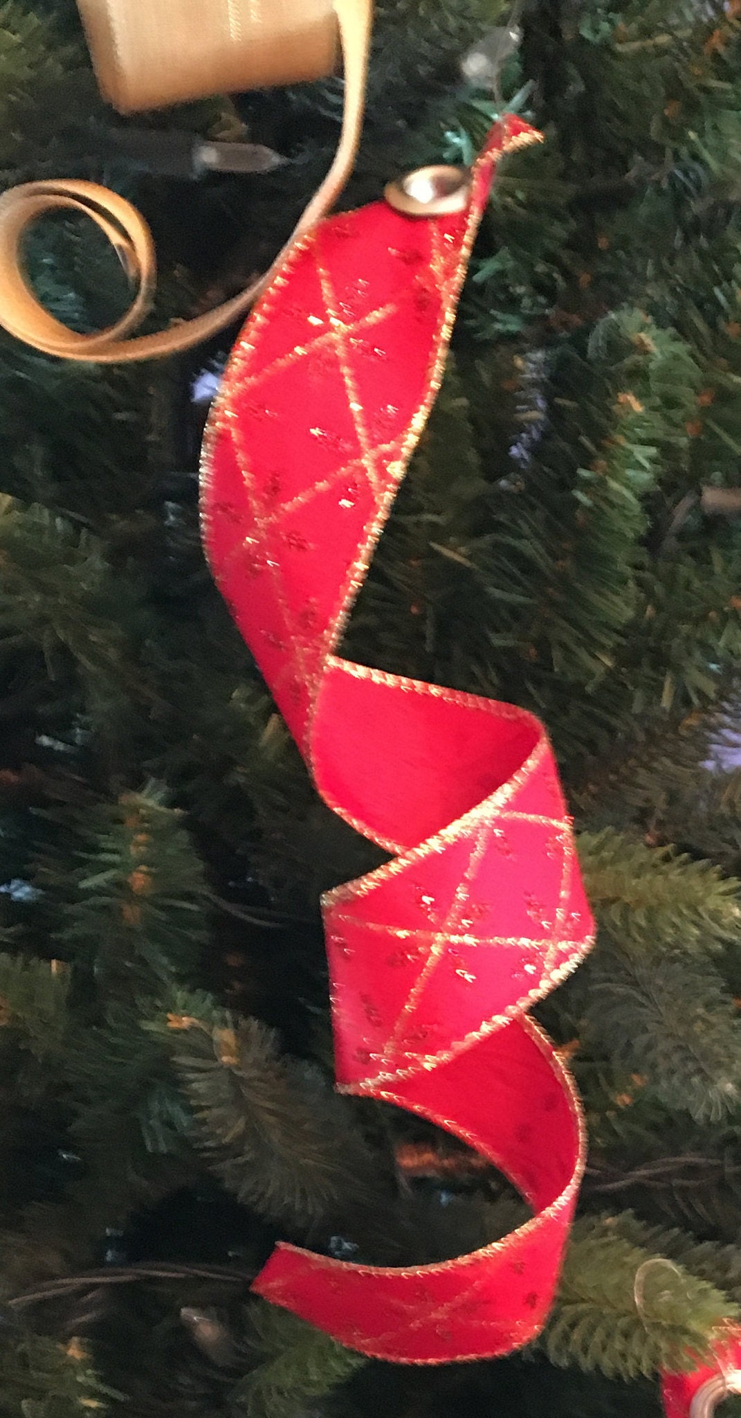 Christmas Tree Ribbon Curls Ribbon Curl Ornaments Ribbon Etsy