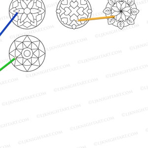 Extra Easy Fun Mandalas PRINTABLE Colouring Book for Kids Digital PDF ...