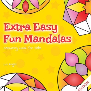 Extra Easy Fun Mandalas PRINTABLE Colouring Book for Kids Digital PDF ...