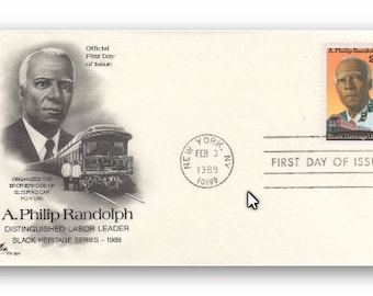 A Philip Randolph First Day Cover - 1989 25 cent