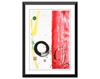 Enso Abstract #1 (FRAMED art)